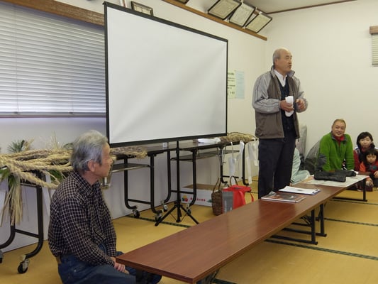 川崎さんがスライドを使い説明しました。