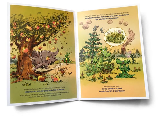 SPOTTY der kleine Drache (Kinderbroschüre für Merck Serono GmbH)