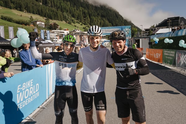 Das Siegertrio der Herren ©TVB Paznaun-Ischgl