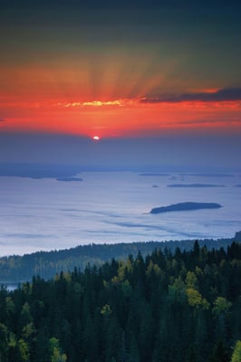 Sonnenaufgang Koli Nationalpark ©Kimmo Salminen