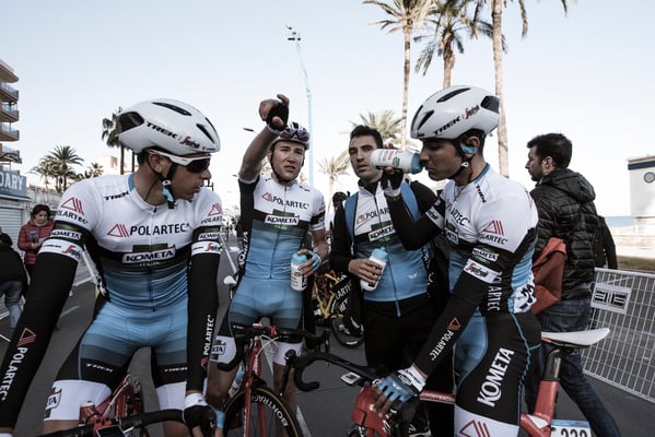 Das Polartec-Kometa Continental Team bei der Vuelta in Valencia / ©AlessandroBelluscio