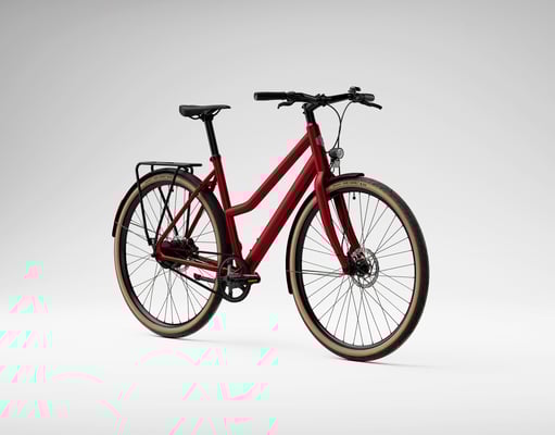 Ampler NOVA PRO Low-Step BELT in der Farbe Ruby Red