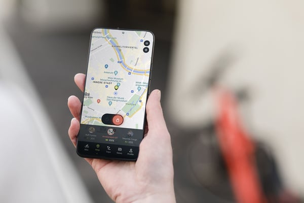 Ortung des E-Bikes per Smartphone