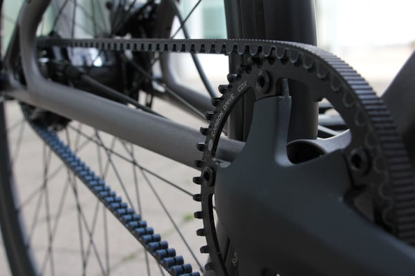 Der Riemenantrieb hält die Hosen sauber ©Urwahn