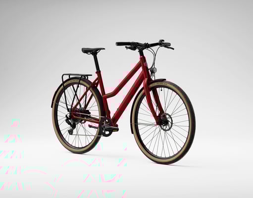 Ampler NOVA PRO Low-Step in der Farbe Ruby Red