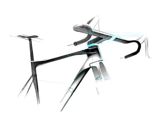 Design-Entwürfe des Bianchi Specialissima RC