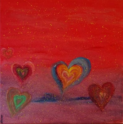 Bild Nr. 218, Format 40/40, Herztreffen, Preis Fr. 280.00