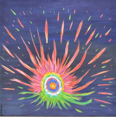 Bild Nr. 154, Format 80/80, Urknall, Preis Fr. 920.00