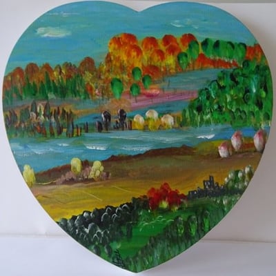 Bild Nr. 284, Format Herz 30/30, Herzfluss, Preis Fr. 260.00