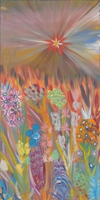 Bild Nr. 96, Format 50/100, Seltener Stern im Blumenmeer, Preis Fr. 850.00