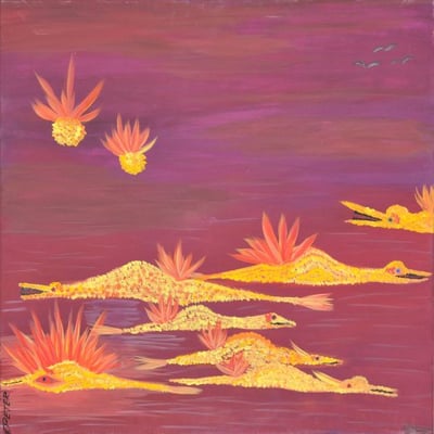 Bild Nr. 129, Format 70/70, Fabelwesen, Preis Fr. 520.00