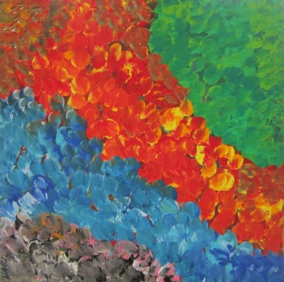 Bild Nr. 33, Format 30/30, Farbenfreude, Preis Fr. 130.00