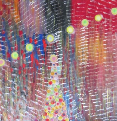 Bild Nr. 162, Format 90/90, Engelspyramide, Preis Fr. 960.00