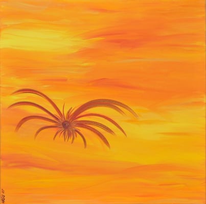 Bild Nr. 132, Format 70/70, Fliegende Spinne, Preis Fr. 620.00