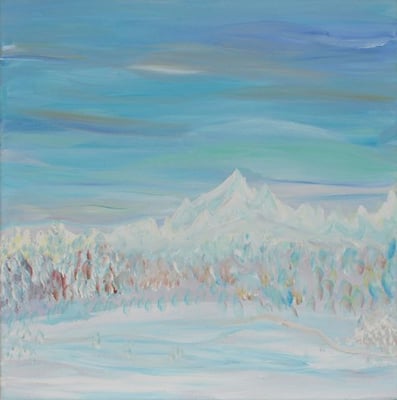 Bild Nr. 56, Format 40/40, Winterlandschaft, Preis Fr. 190.00