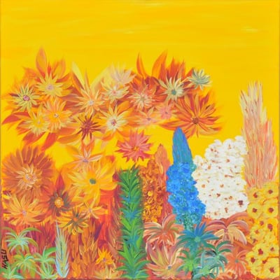 Bild Nr. 114, Format 60/60, Intuitive Farbenwelt, Preis Fr. 620.00