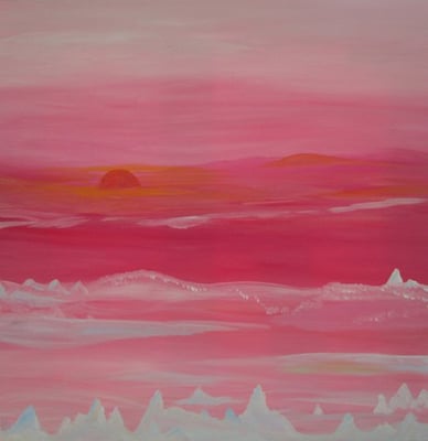 Bild Nr. 67, Format 40/40, Rosa Winter, Preis Fr. 240.00