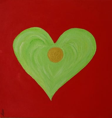 Bild Nr. 240, Format 40/40, Herzenergie, Preis Fr. 285.00