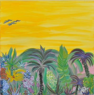 Bild Nr. 74, Format 50/50, Entzündende Palmen, Preis Fr. 290.00