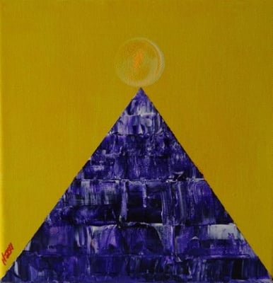 Bild Nr. 277, Format 20/20, Licht ob Pyramide, Preis Fr. 85.00