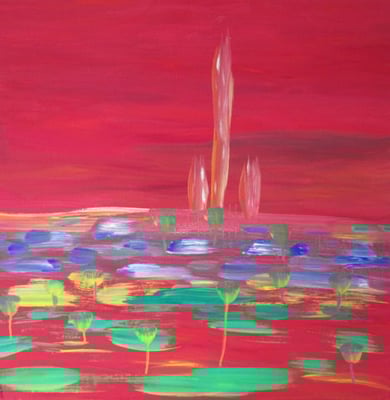 Bild Nr. 180, Format 60/60, Seerose, Preis Fr. 550.00