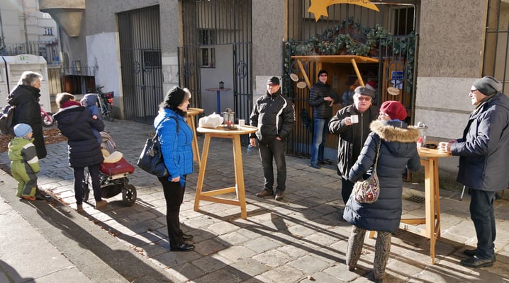 Punschhütte am zweiten Adventsonntag