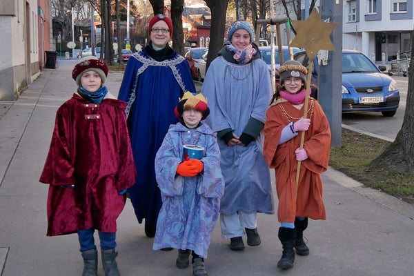 Samstag (erster Tag), zweite Sternsinger Gruppe