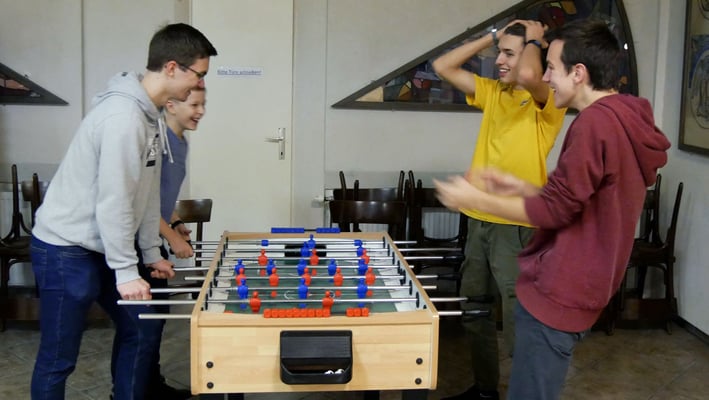 Vierter Adventsamstag, im Pfarrsaal.