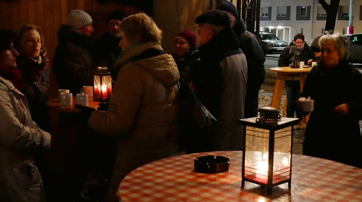 Punschhütte am zweiten Adventsamstag