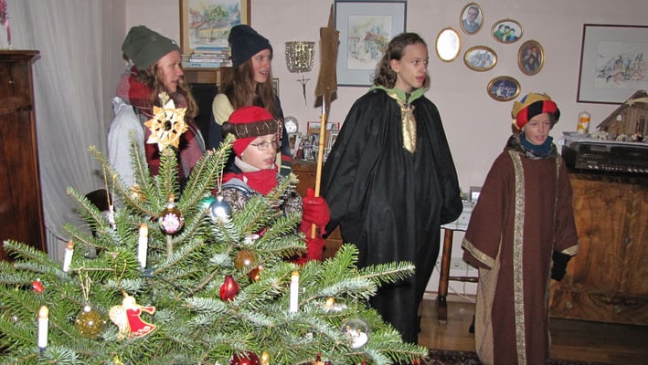 Mittwoch: Strensinger bei einem Hausbesuch