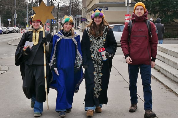 Dienstag (vierter Tag), siebente Sternsinger Gruppe