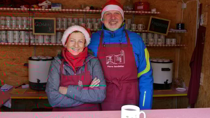 Punschütten-Team am dritten Adventsonntag