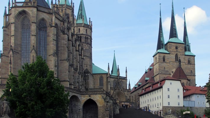 Donnerstag: Dom und Severikirche in Erfurt