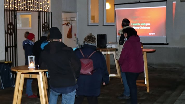 Zweiter Adventsamstag, Weihnachtskaraoke.
