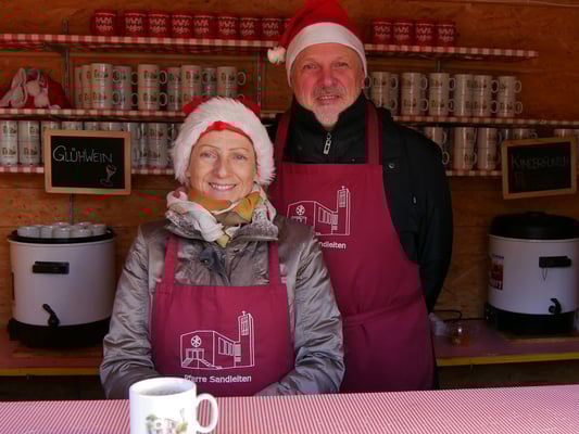 Punschhütten Team am zweiten Adventsonntag