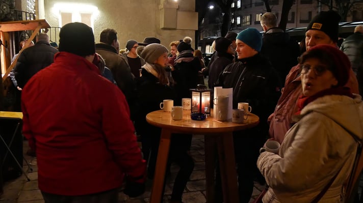 Punschhütte am dritten Adventsamstag