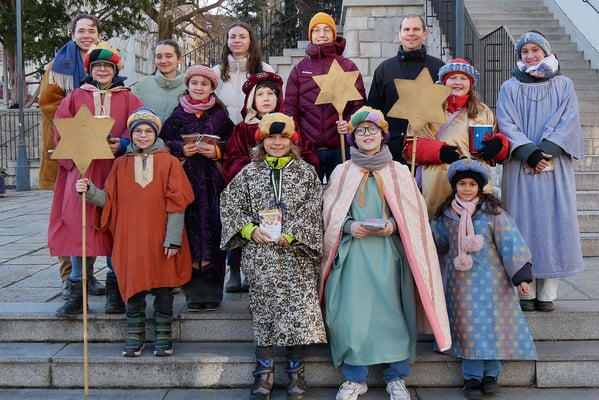Sonntag (zweiter Tag), Gruppenfoto der 3 Sternsinger Gruppen