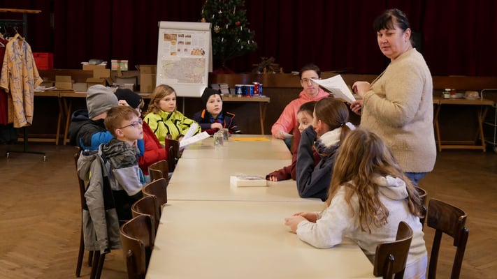 Sonntag (zweiter Tag), Vorbereitung im Pfarrsaal