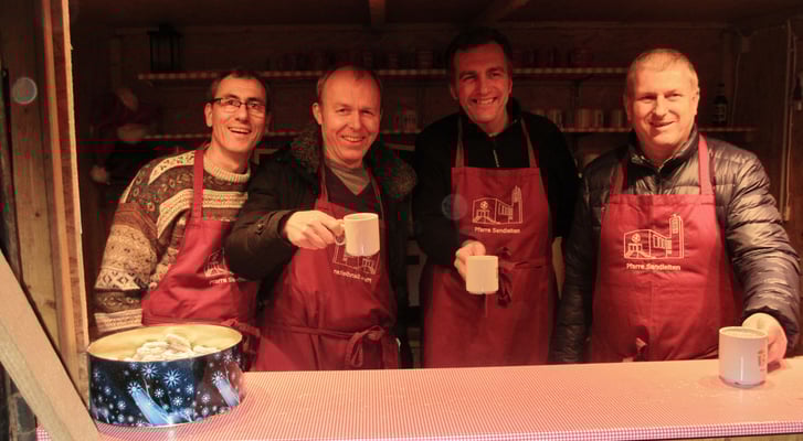 Das Punschhüttenteam vom vierten Adventsamstag