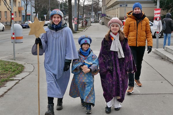 Dienstag (vierter Tag), fünfte Sternsinger Gruppe
