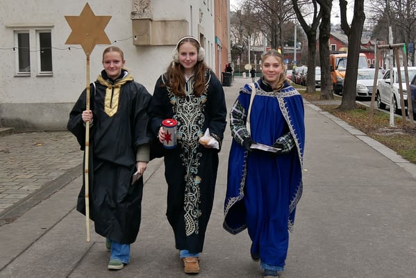 Montag (dritter Tag), dritte Sternsinger Gruppe