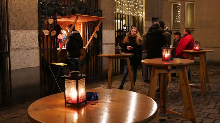 Punschhütte am zweiten Adventsamstag