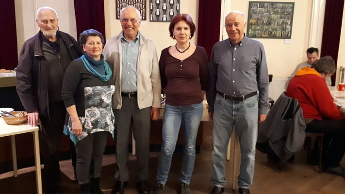 Wärmestube am 6.März 2019, das Nachmittags-Team