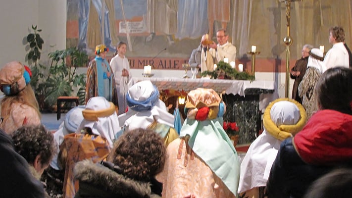 Mittwoch: Sternsinger Messe, Wandlung