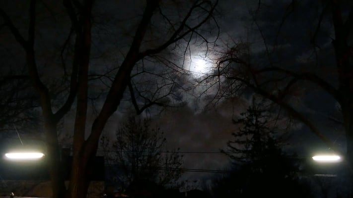 Vierter Adventsamstag, eine klare Nacht