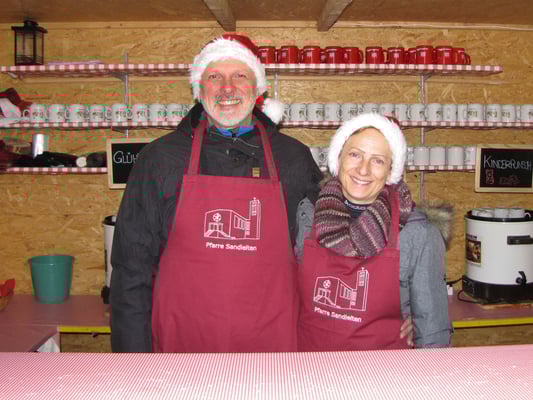 Das Punschhüttenteam vom ersten Adventsonntag