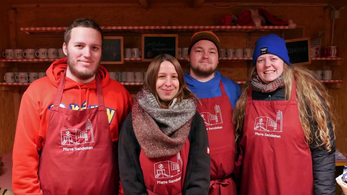 Das Punschhütten Team am vierten Advent-Samstag