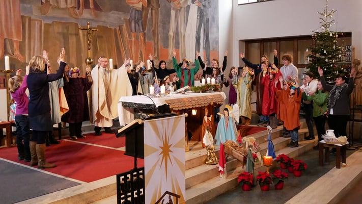 Dritter Tag: Sternsinger Messe.