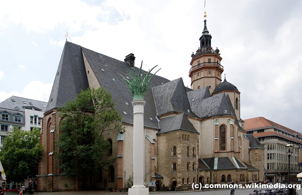 Freitag: Nikolaikirche in Leipzig