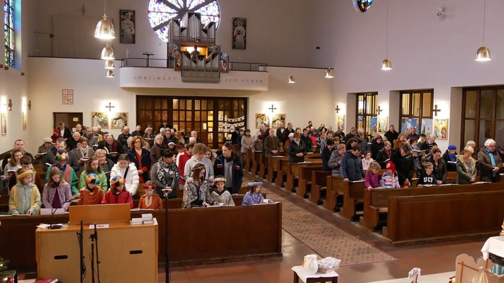 Dritter Tag: Sternsinger Messe.